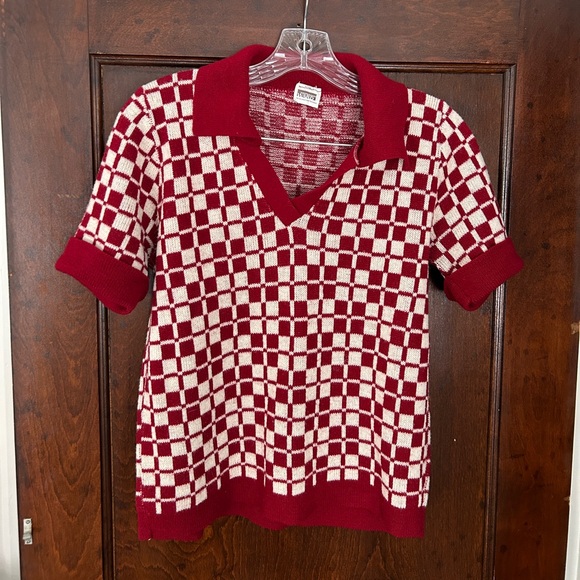 Vintage Sweaters - 1970’s Short Sleeve Sweater